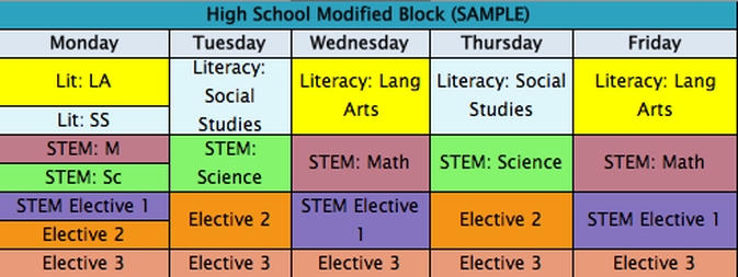 STEM-MED Schedule - Lauderhill 6-12 STEM-MED
